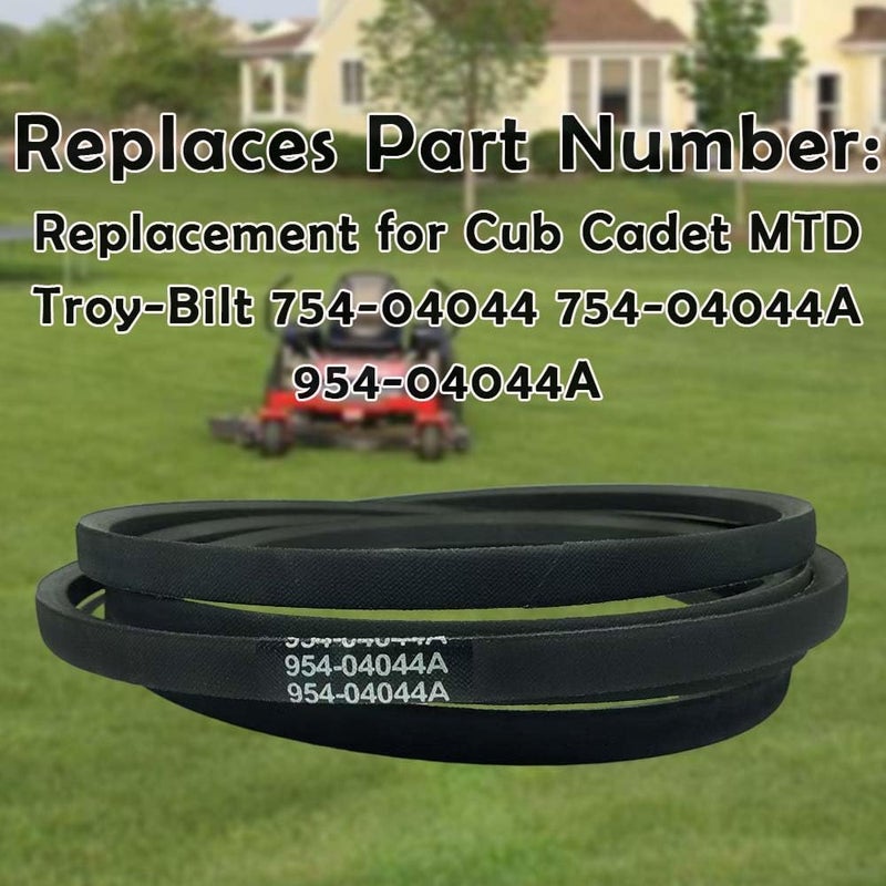 CTPOWER 954-04044A Mower Deck Belt 50" Replacement for Cub Cadet MTD Troy-Bilt 954-04044 754-04044A 954-04044A RZT RZT22 RZT50 ZT-22 ZT50 ZT-50 ZT-50 17BK2ACP ZT-5000 ZT-L7000 / Aramid Cord /134 inches - Image 4